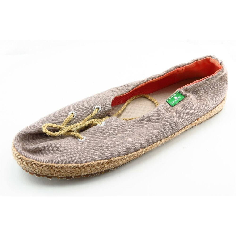Sanuk‎ Size 6 M Brown Round Toe Flats Fabric Women